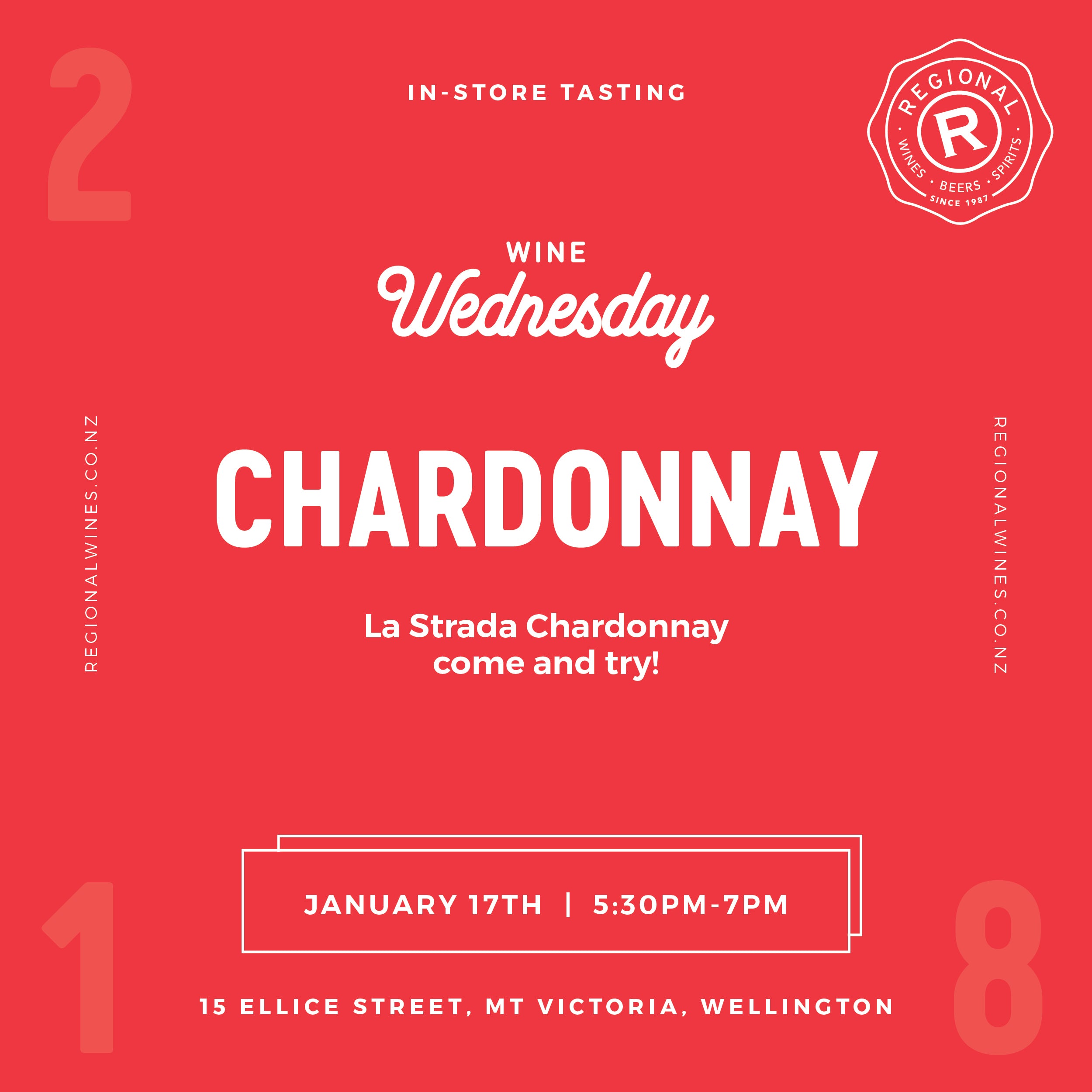 Wine Wednesday - 17 January 2018 - 2016 Fromm La Strada Chardonnay