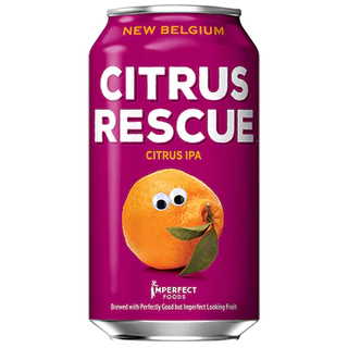 New Belgium Citrus Rescue IPA and the problem of food waste...