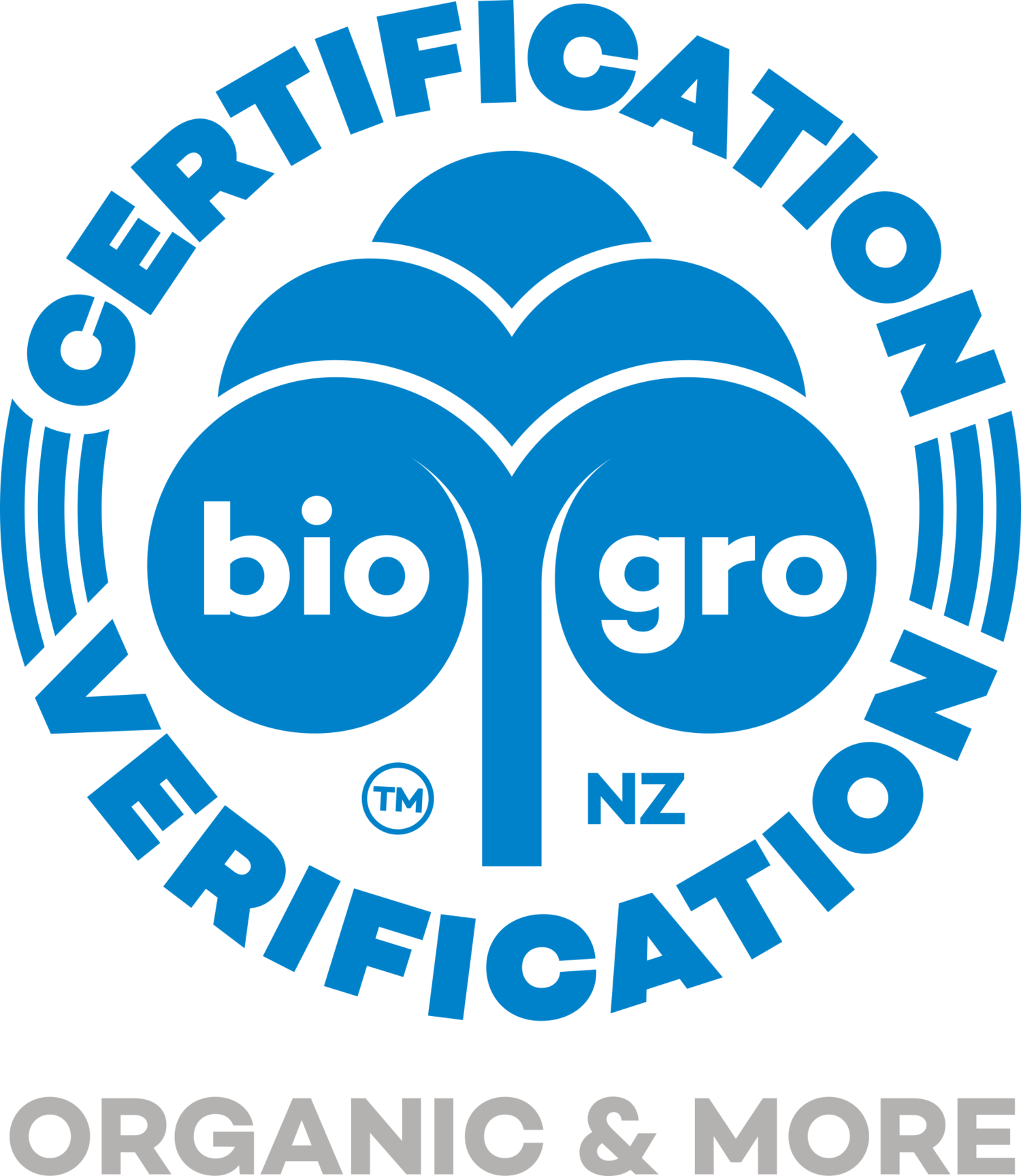 The logo above is the trademark used by wine brands that have been certified as organic by BioGro New Zealand