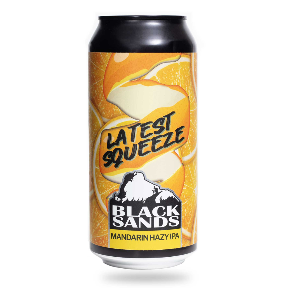 Black Sands Latest Squeeze Mandarin Hazy IPA 440ml