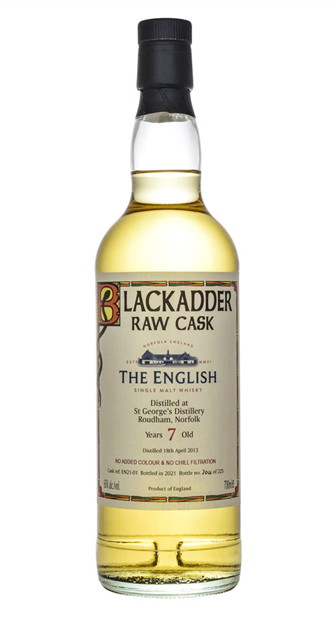 Blackadder English Whisky 7 YO 2013 65%