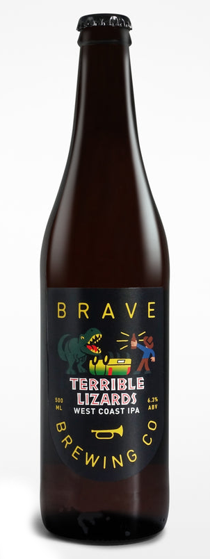 Brave Brewing Terrible Lizards WCIPA 500ml Bottle