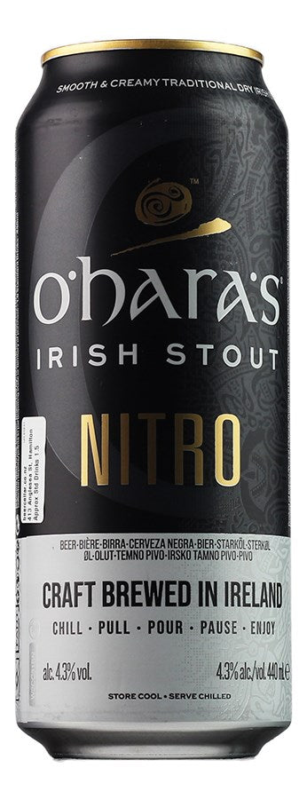 Carlow O'Hara's Irish Stout Nitro Can 440ml