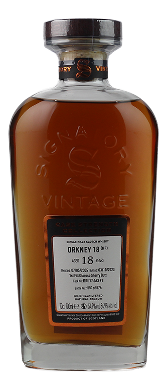 Orkney 'Signatory' 2005 / 18 years old 54.9%