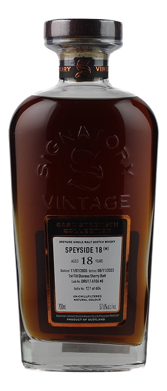 Speyside (M) 'Signatory' 2005 / 18 years old 57.6%