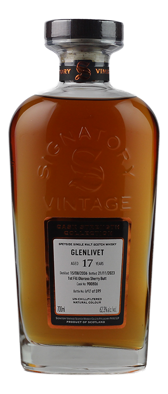 Glenlivet 'Signatory' 2006 / 17 years old 62.3%