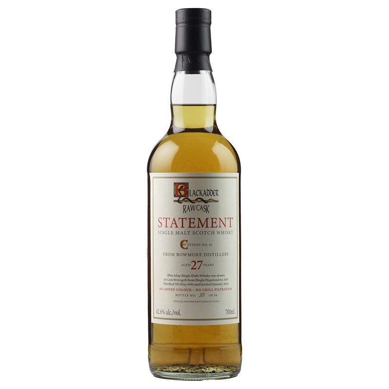 Blackadder Bowmore 27 Year Old 1996 Hogshead 42.6%