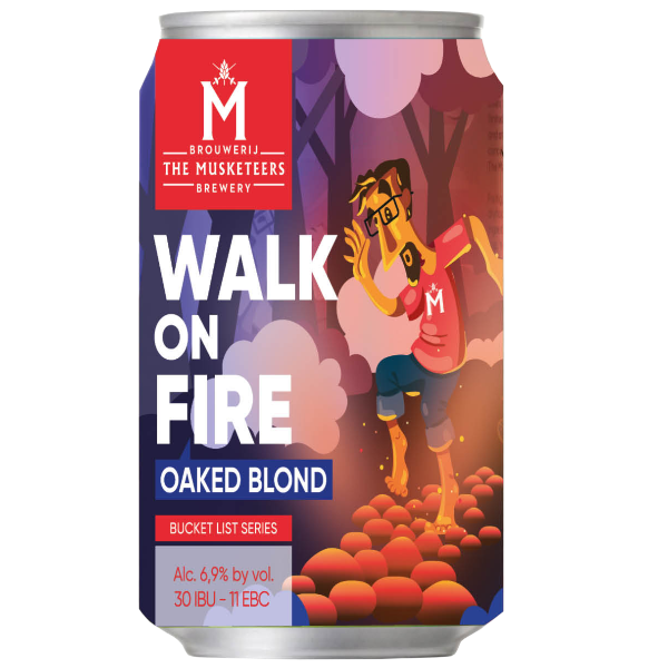 The Musketeers Walk On Fire Oaked Blond 330ml