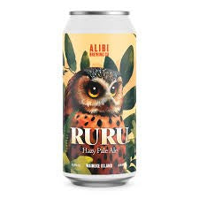 Alibi Brewing Ruru Hazy Pale Ale 440ml