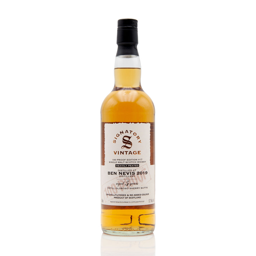 Ben Nevis Signatory 100 proof 5 YO 57.1%