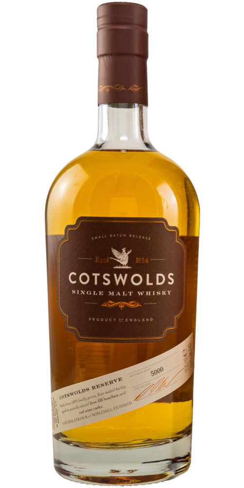 Cotswolds 'Reserve' English Single Malt 50% 700ml