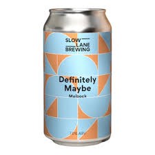 Slow Lane Brewing Definitely Maybe Maibock 375ml