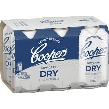 Coopers Low Carb Dry 6pk Cans