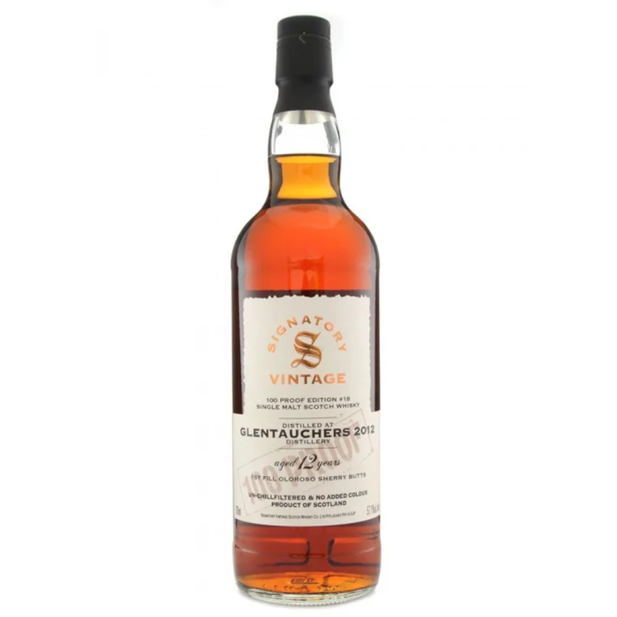 Glentauchers Signatory 100 proof 12 YO 57.1%