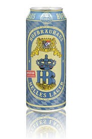 Hofbrau Helles Lager 500ml Can