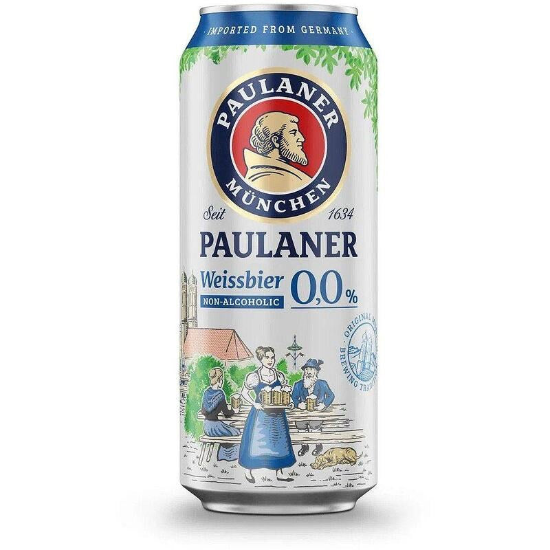 Paulaner 0.0% (Alcohol Free) Hefeweizen 500ml Can