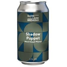 Slow Lane Brewing Shadow Puppet West Coast Pilsner 375ml