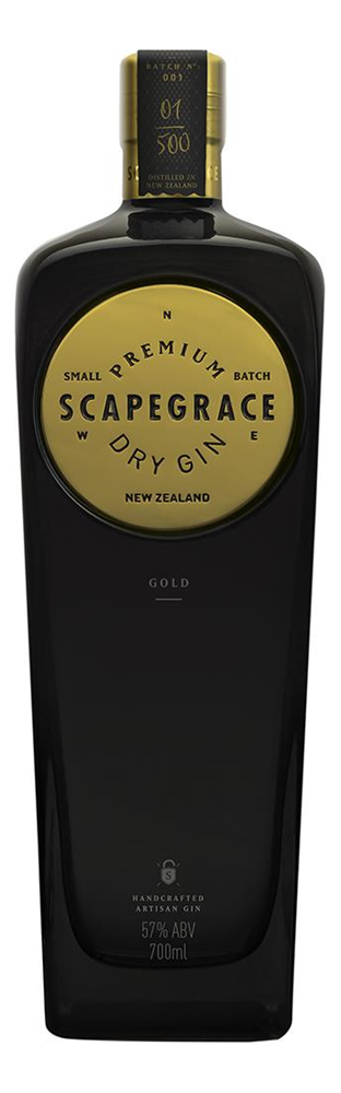 Scapegrace Gold Dry Gin 57% 700ml