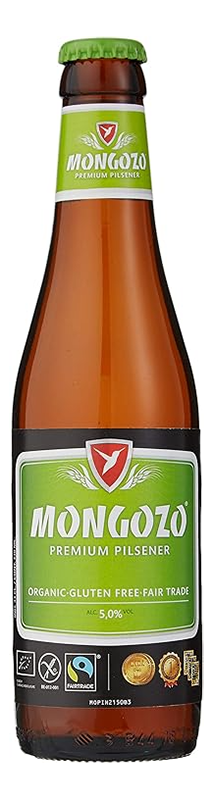 Mongozo Organic Gluten Free Premium Pilsner 330ml