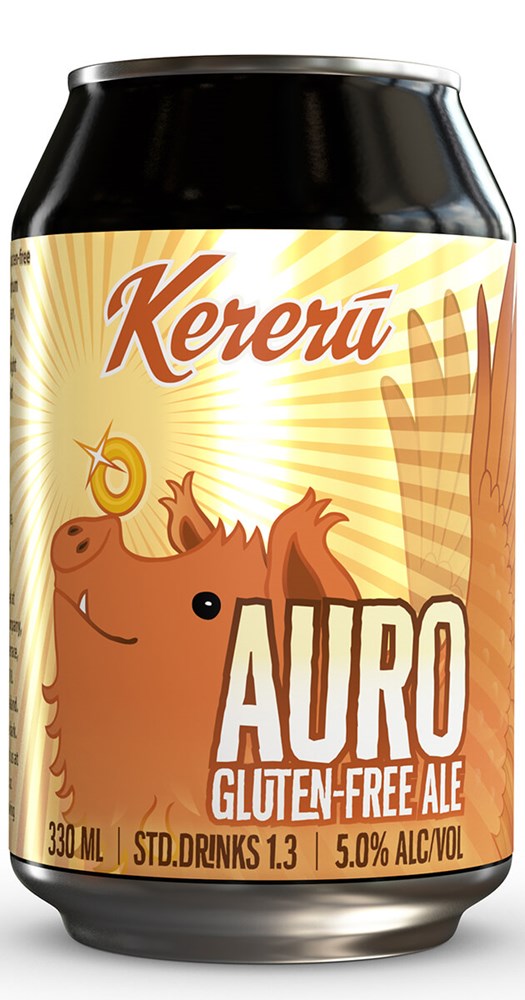 Kereru Auro Ale Gluten Free 330ml can