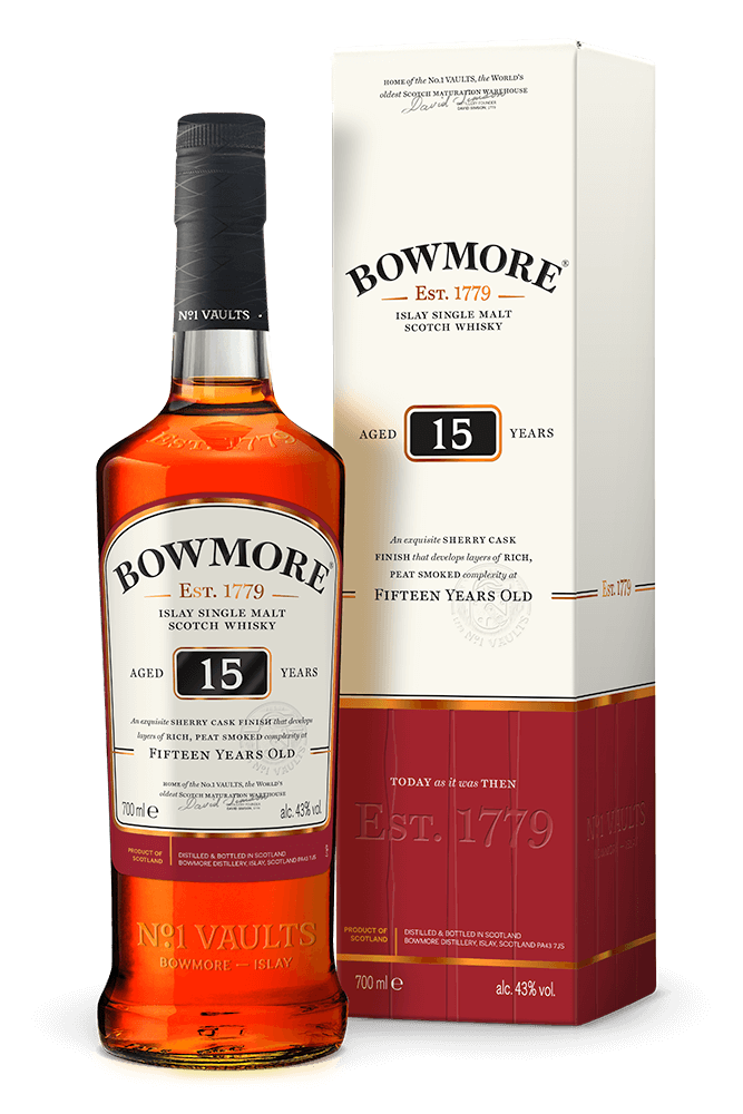 Bowmore 15YO Darkest 43% 700ml