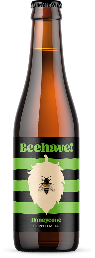 Beehave Honeycone Hopped Mead 330ml Bottle