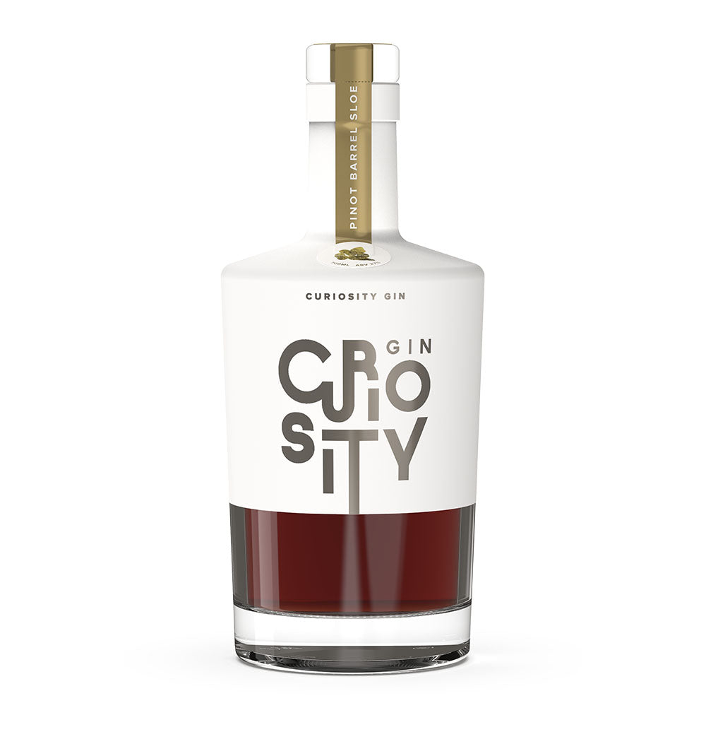 CURIOSITY GIN PINOT BARREL SLOE 27% 700ML