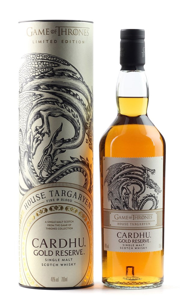 Cardhu Gold Res House Targaryen Game Of Thrones 40% 700 Ml