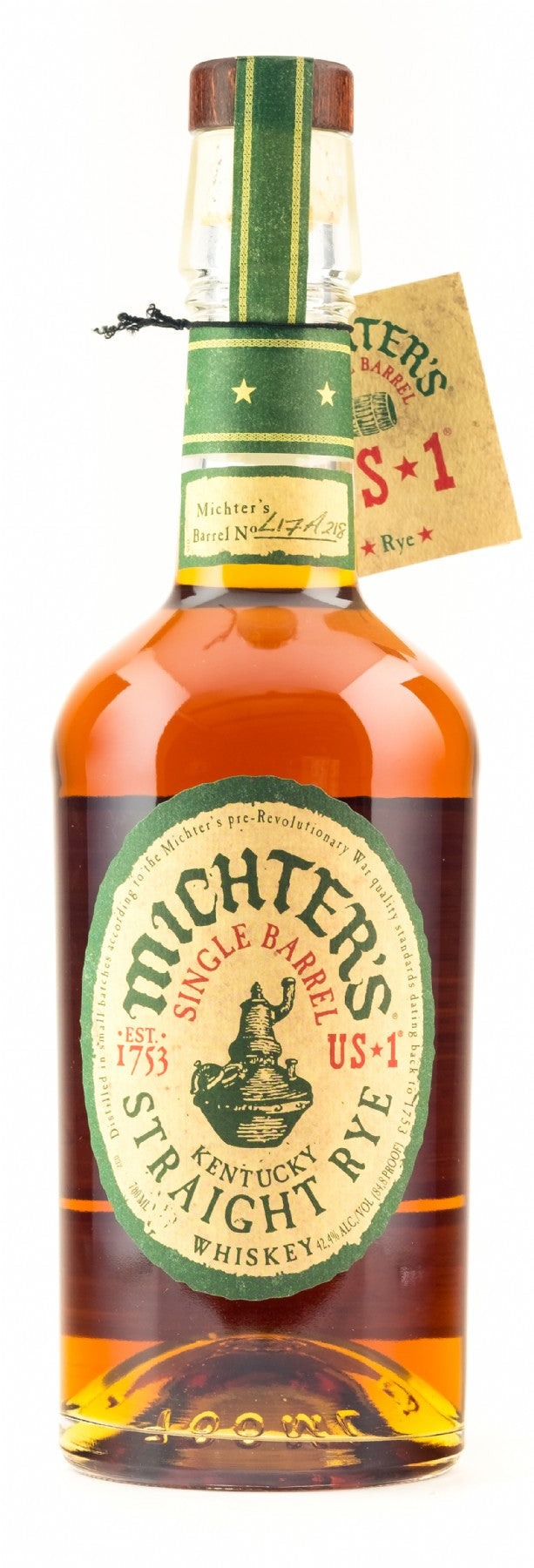 Michter's Us*1 Single Barrel Rye 42.4% 700ml