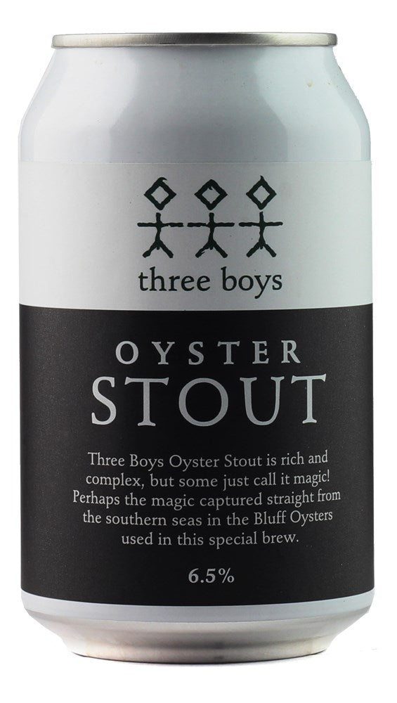 Three Boys Oyster Stout 330ml Can