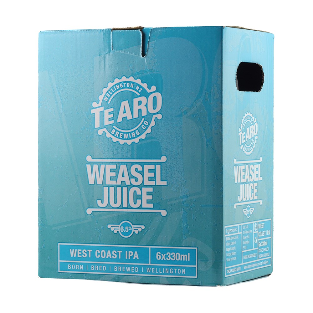 Te Aro Weasel Juice West Coast IPA 6pk Cans