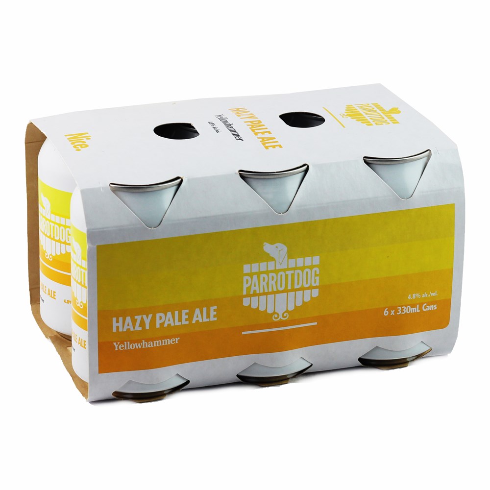 Parrotdog Yellowhammer Hazy IPA 6 pack cans