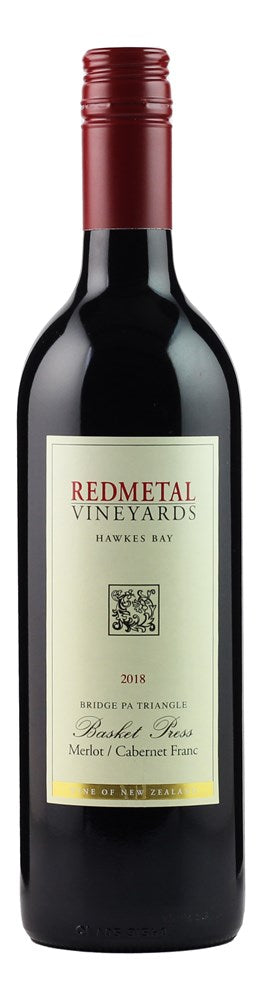 Redmetal Basket Press Merlot/ Cabernet Franc Hawke's Bay 2021