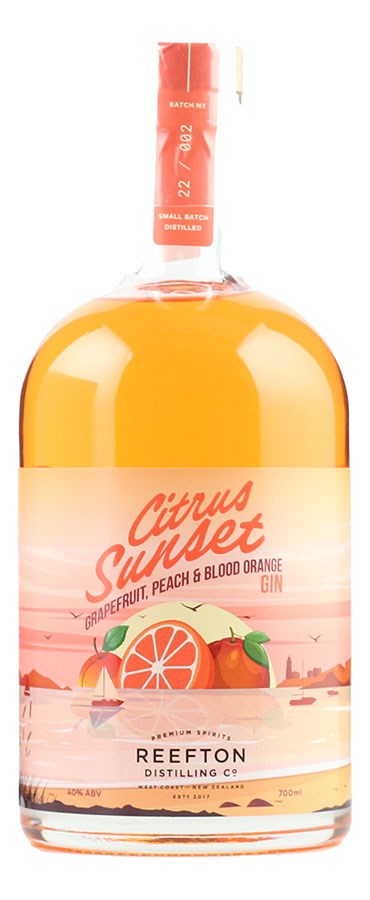 Reefton Distilling Co Flavour Gallery Series - Citrus Sunset Gin 40% 700ml