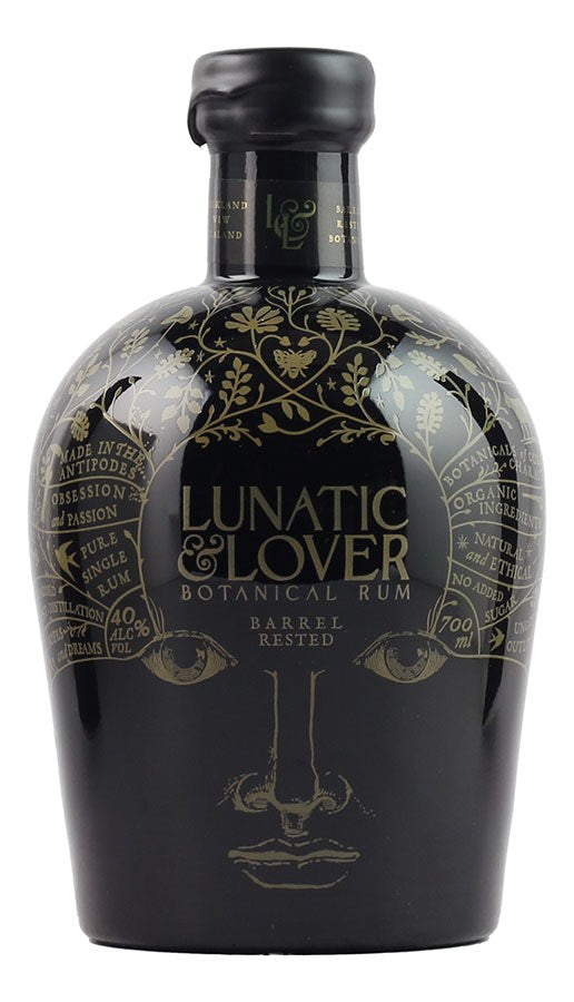 LUNATIC & LOVER BARREL RESTED BOTANICAL RUM 40% 700ML