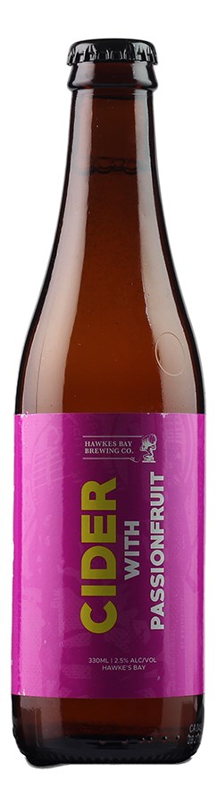 HAWKES BAY CALABASH PASSIONFRUIT CIDER 2.5% 330ML