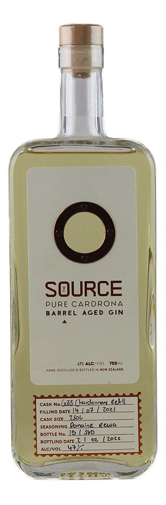 Cardrona The Source Domaine Rewa Chardonnay Cask No. G33 Gin 47% 750ml