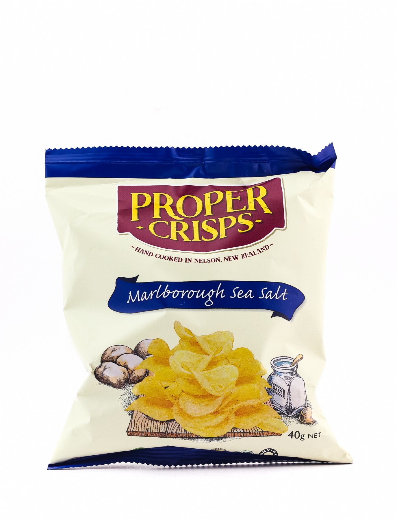 Proper Crisps Marlborough Seasalt 40 grams