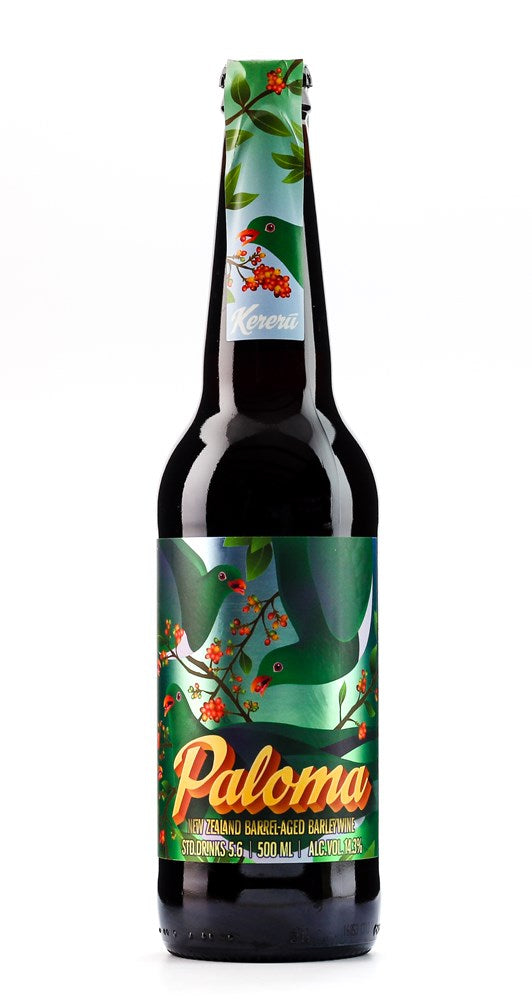 KERERU 2017 PALOMA BARREL AGED BARLEY WINE ALE 500ML