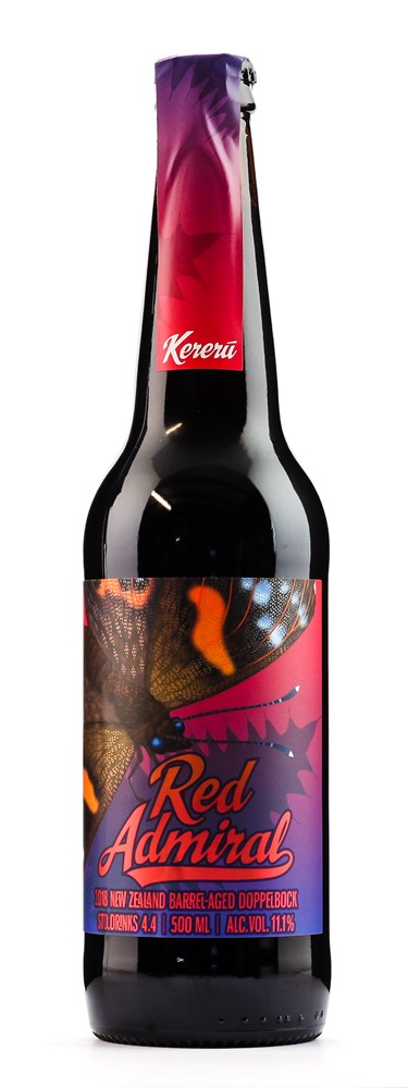 Kereru Red Admiral NZ Whisky Barrel Aged Dopplebock 500ml