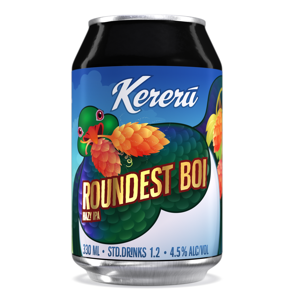 Kereru Roundest Boi Hazy IPA 330ml