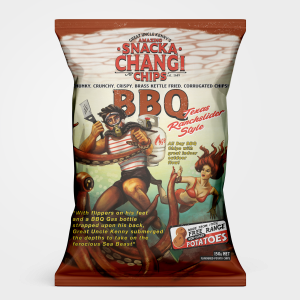 Snackachangi BBQ Chips 150g