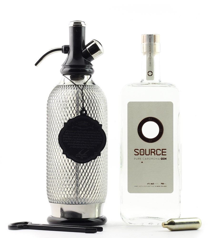 Cardrona Gift Box (The Source Gin 47% 750ml + Siphon)