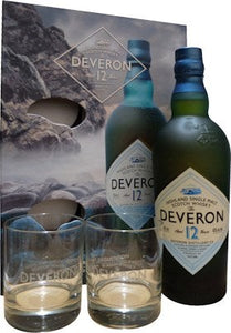 The Deveron 12YO 40% 700ml 2 Glass Gift Set