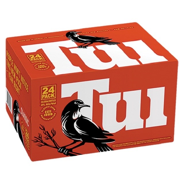 Tui Pale Ale bottle 330ml 24 pack