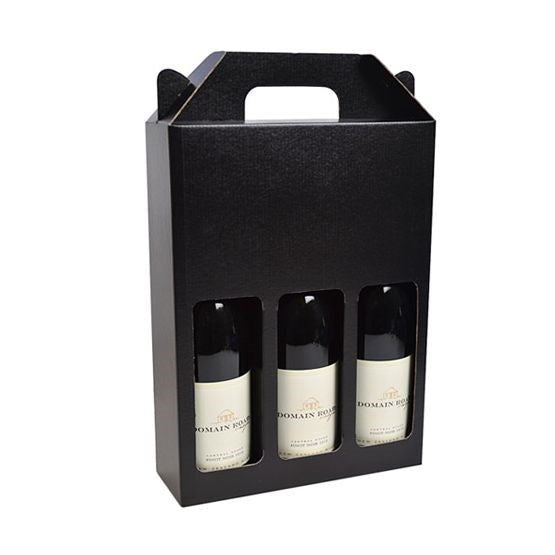 GIFT BOX 3 BOTTLE CARRY HANDLE