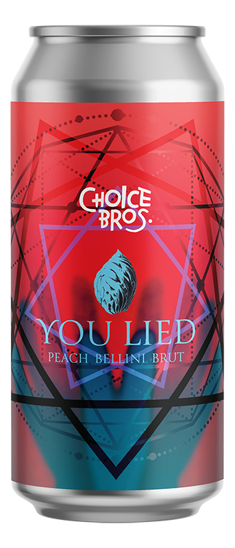 Choice Bros You Lied Peach Bellini Brut IPA 440ml