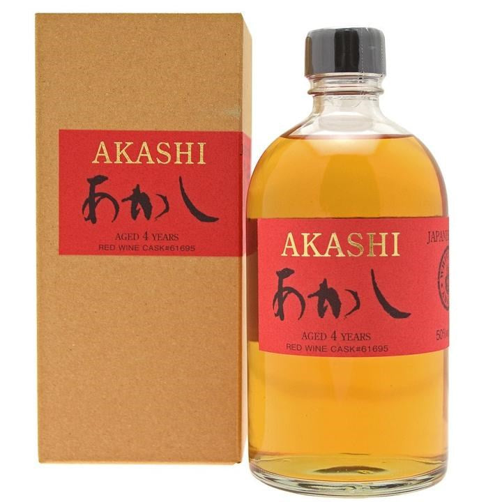 Akashi 4YO Red Wine Cask Finish 40% 500ml