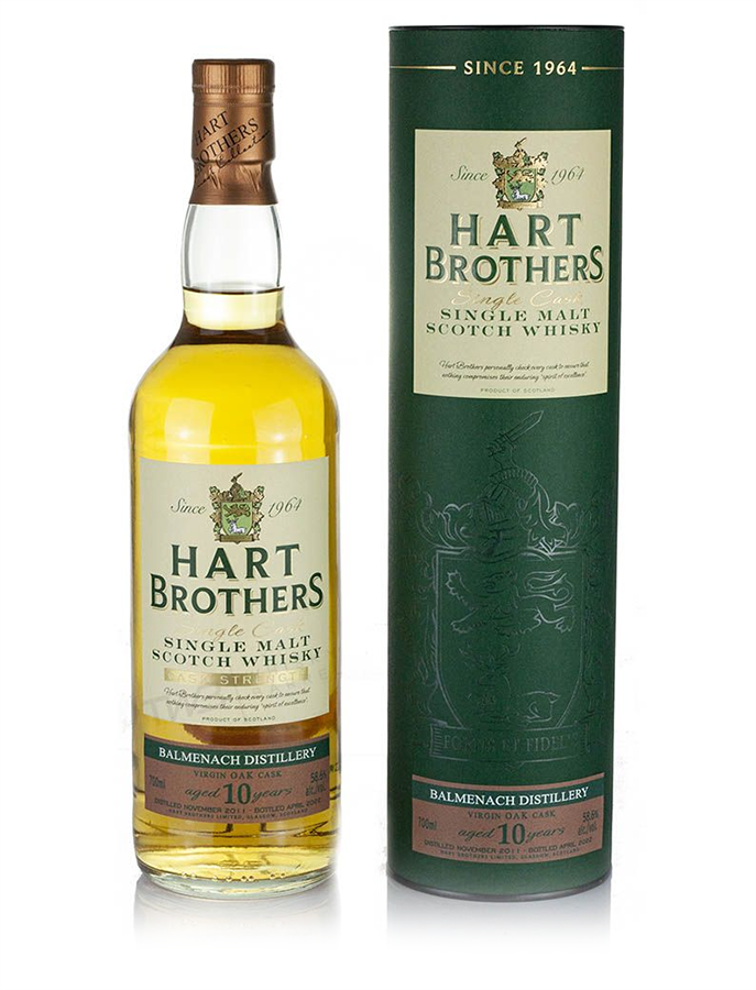 Hart Bros Balmenach 10 YO Virgin Oak 58.6% 700ml