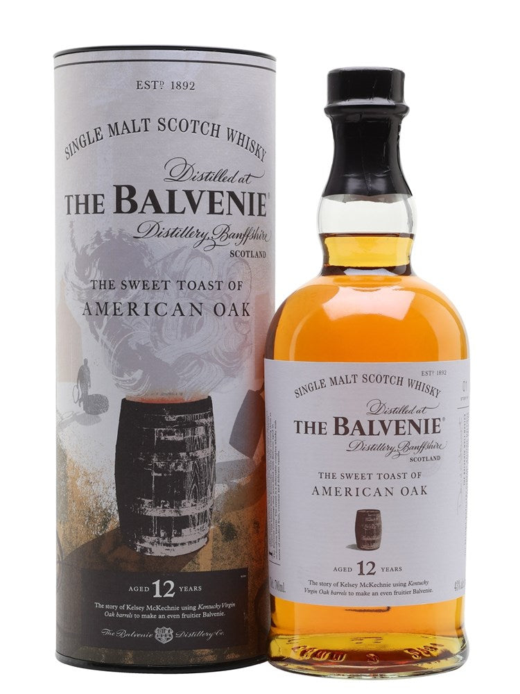 Balvenie 12 YO The Sweet Toast Of American Oak 43% 700ml